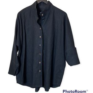 Arlene Prescott Santa Fe Linen Button Down